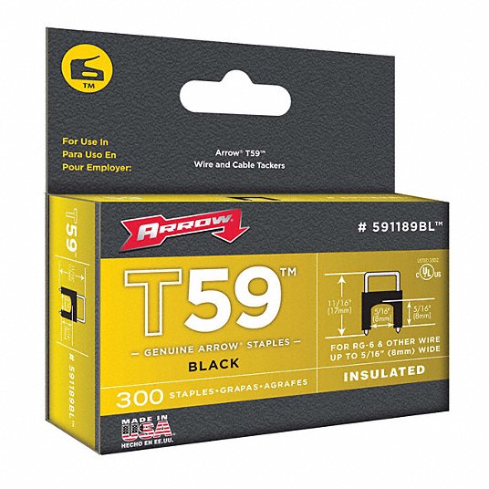 Arrow Fasteners T59 Staples - 591168CL