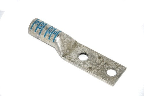 400 kcmil 1/2" Bolt Two-Hole Long Barrel Compression Lug - 54874BE