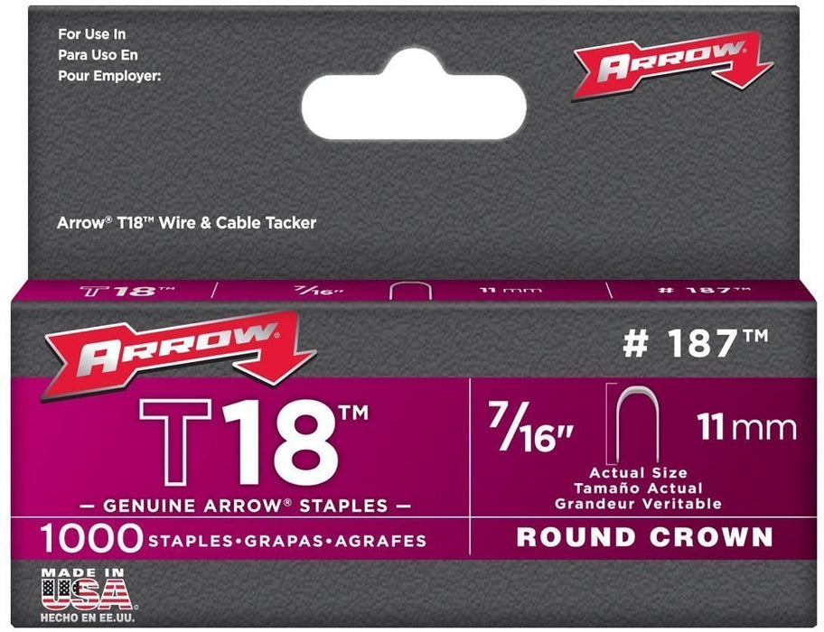 Arrow Fasteners T-18 Staples - T-18