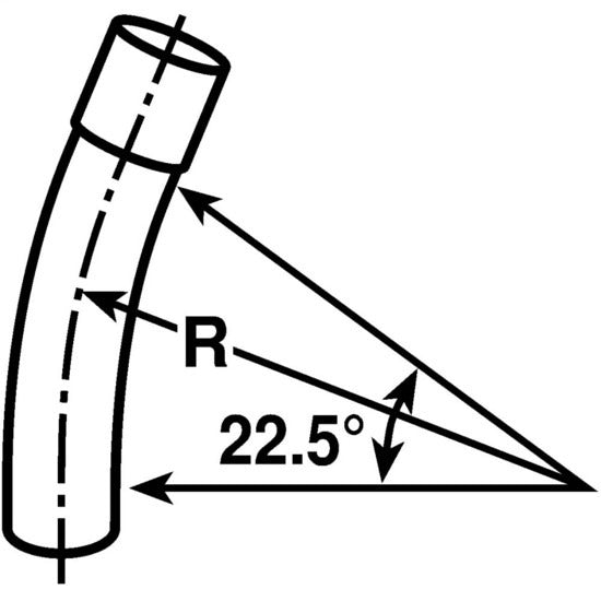 Carlon 2" 22-1/2 Degree Belled End Elbow - UA5FJB