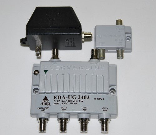 Electroline 4 Port Drop Amp - EDAUG2403