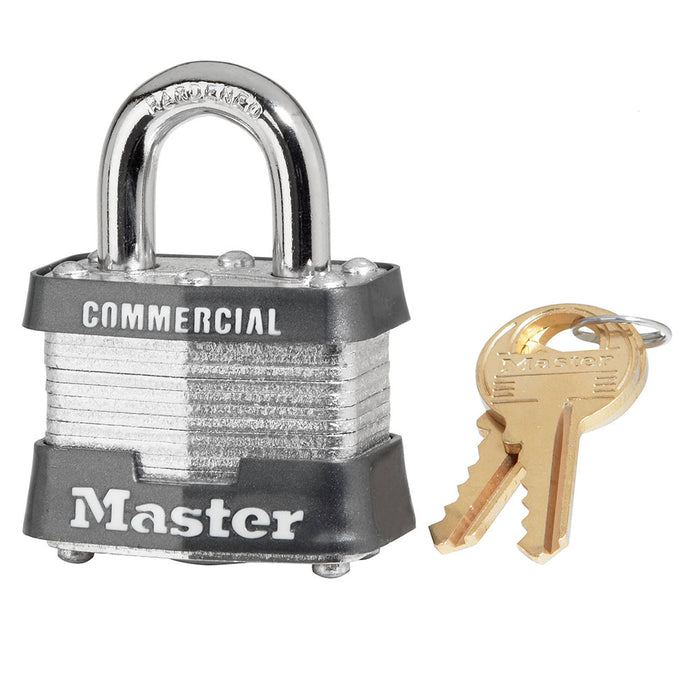 Master Lock 1-9/16" 40mm Shackle Laminated Padlock - 3KA