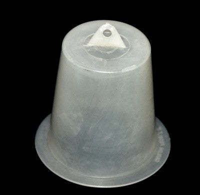 Carlon 3" Poly Plug W/Pull White - P258LT-WH