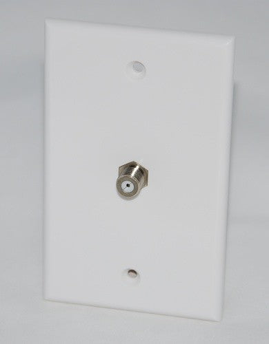 F-81 Connector Wall Plate - WPW81B