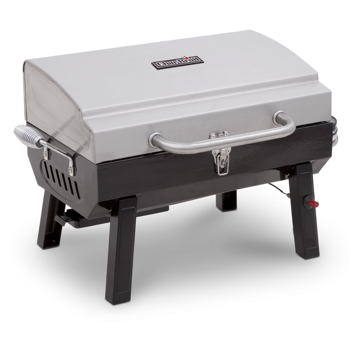 1-Burner Stainless Steel Portable Propane Gas Grill