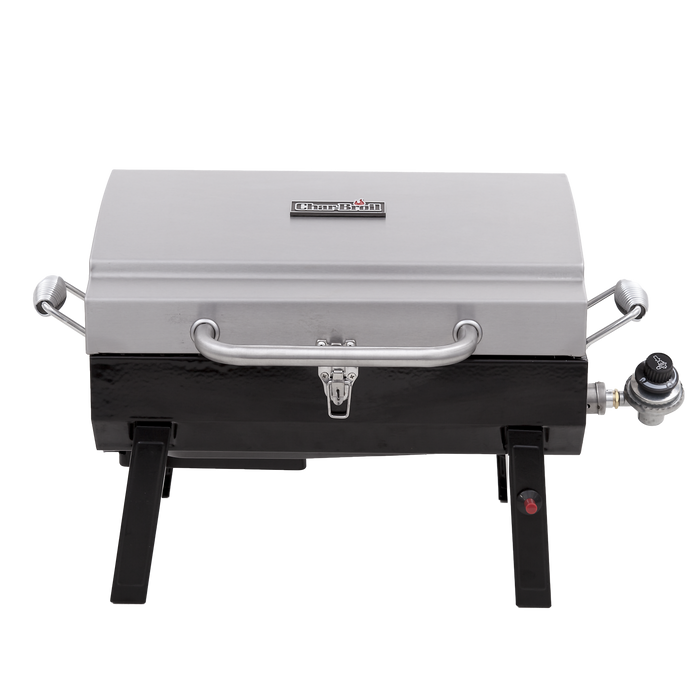 1-Burner Stainless Steel Portable Propane Gas Grill