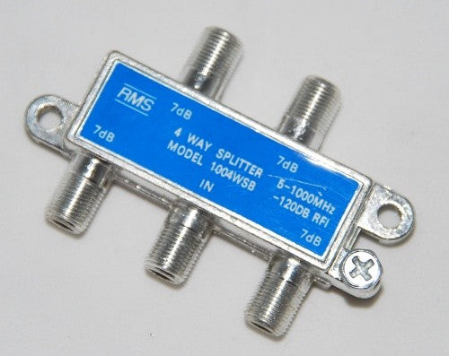 RMS 4 Way In-Line Splitter - 1004-WSB