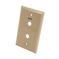 Steren Dual 2 Hole Hex Wall Plate - 200-256