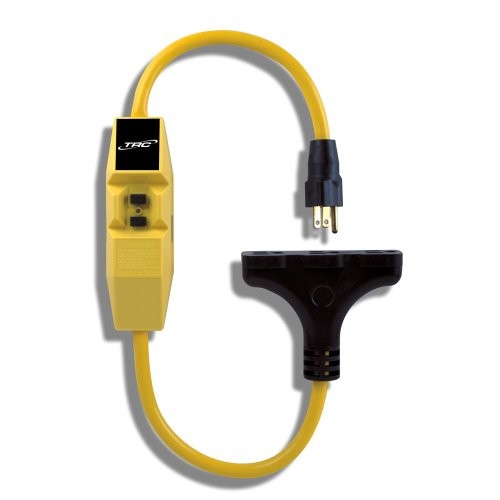TRC TRC 26020 Shock Shield GFCI Protected In-line Tri-Cord set with 3 Outlets - 90320