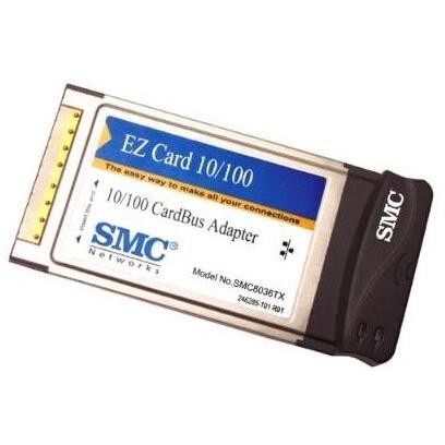 SMC 10/100BASE-TX Fast Ethernet Cardbus Network Interface Adapter - SMC8036TX